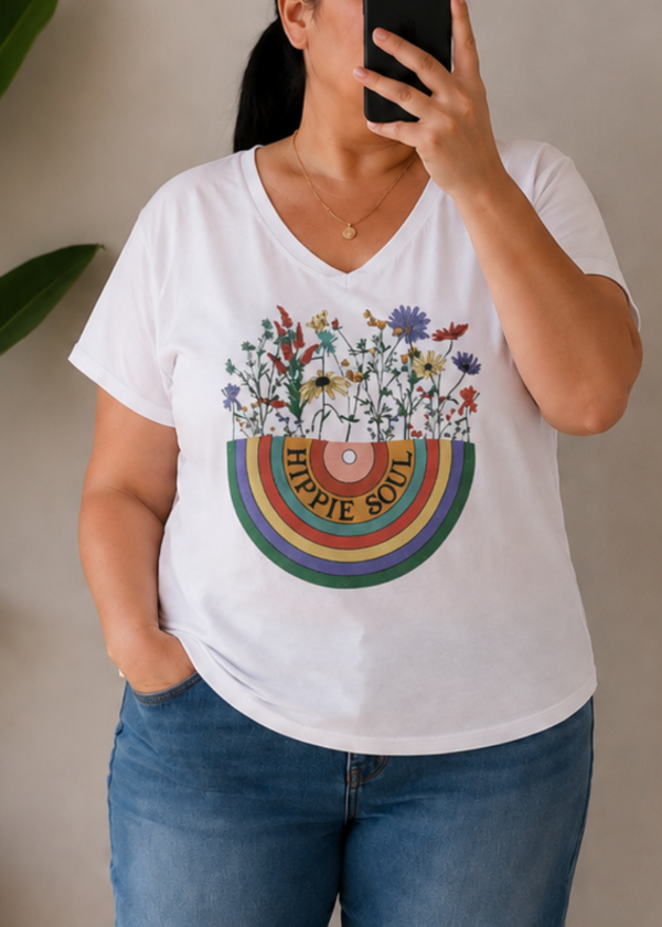Producto - Remera de Jersey algodón - Escote V (13) - 1