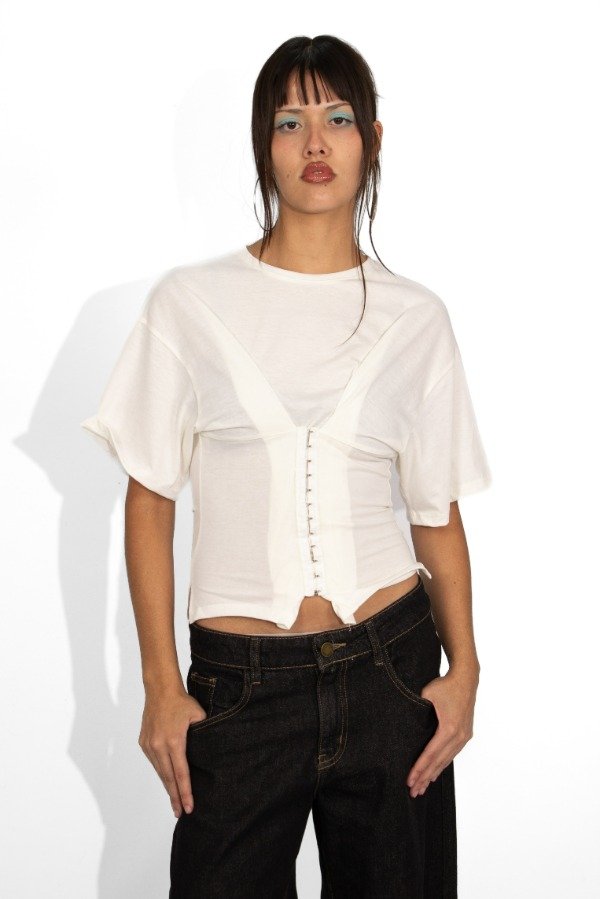 Producto - Remera "HOOKS" Blanco