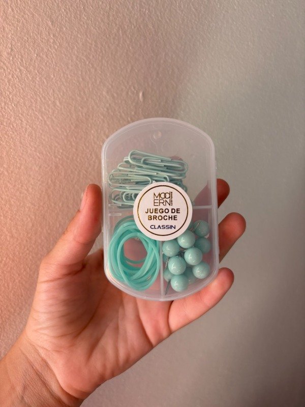 Producto - set de libreria mini turquesa