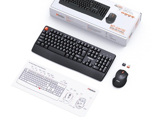 Producto - Kit Teclado Mouse Inalámbrico  Mt-c4130 Negro