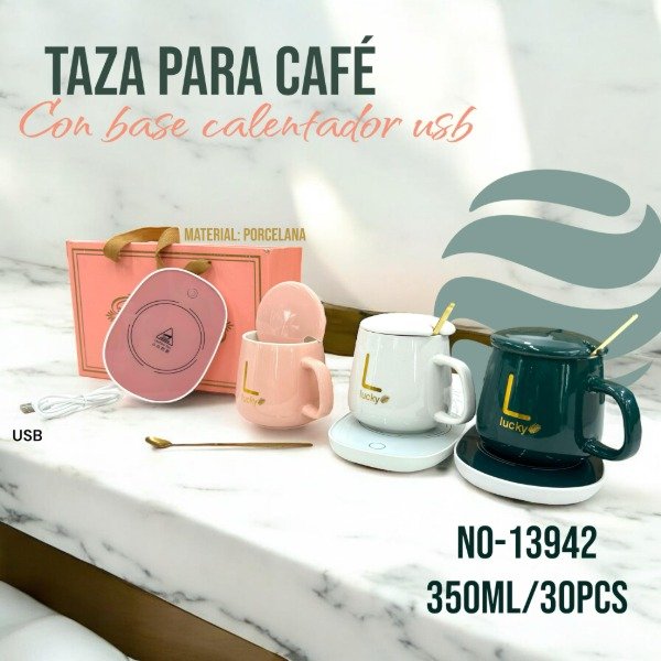 Producto - Taza con Base Calentadora usb