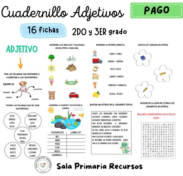 Producto - Adjetivos