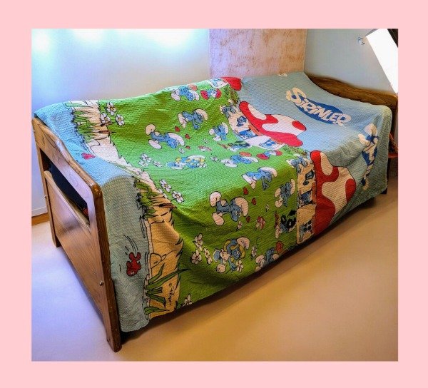 Producto - Cubre cama Pitufos