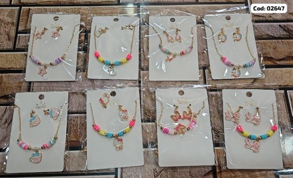 Producto - Collar + aros - cod: 02647