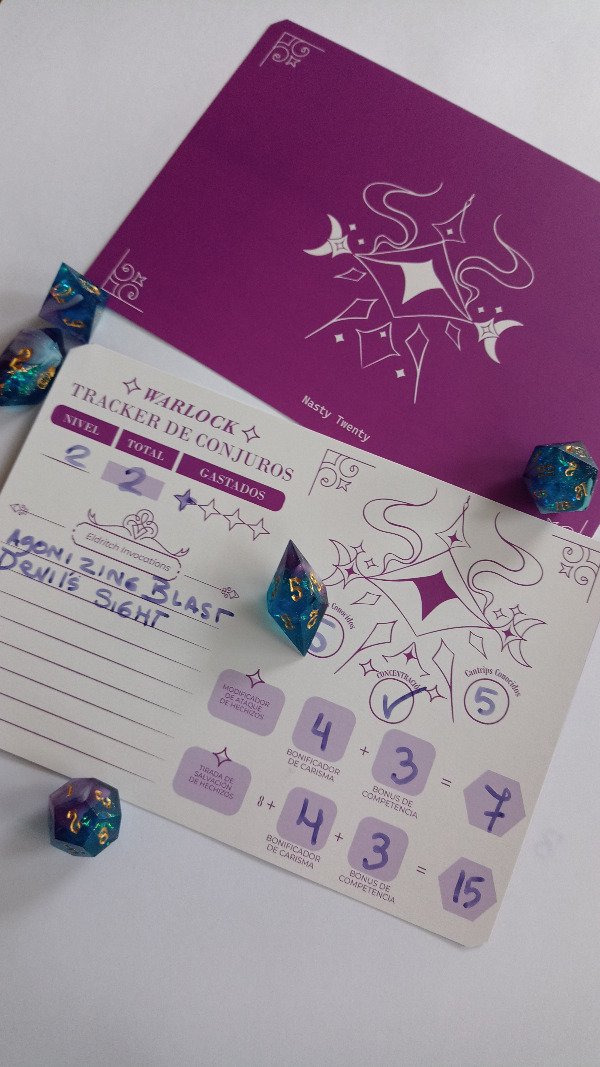 Producto - Tracker de Habilidades  Dungeons and Dragons - 2