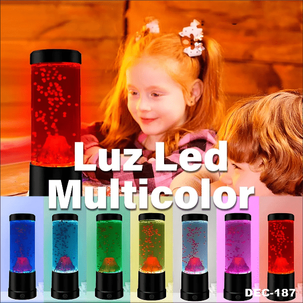 Producto - LAMPARA VELADOR VOLCANO RGB USB