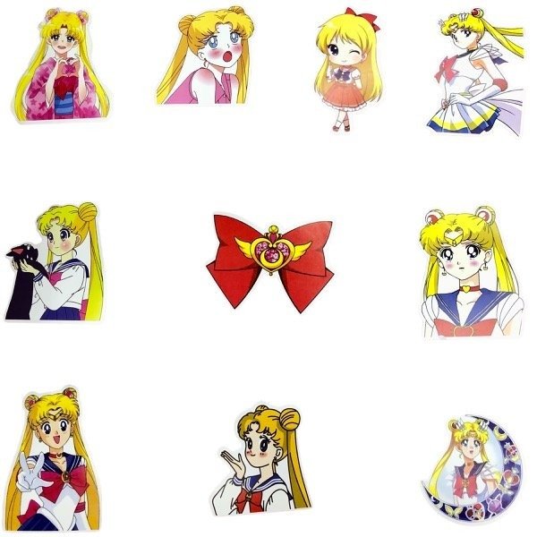 Producto - Stickers Sailor Moon Usagi Tsukino Pack x 52 unidades - 2