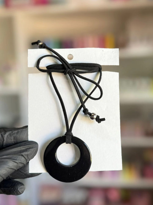 Producto - Choker circulo negro