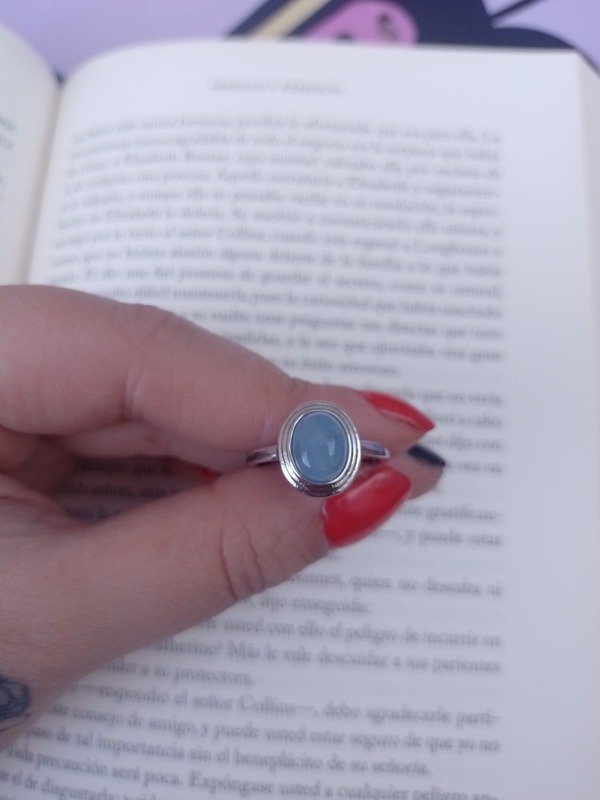 Producto - Anillo Aguamarina regulable