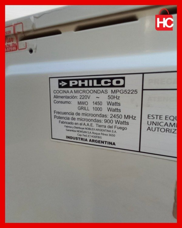 Producto - Horno microondas Philco con función Grill y panel digital - 7