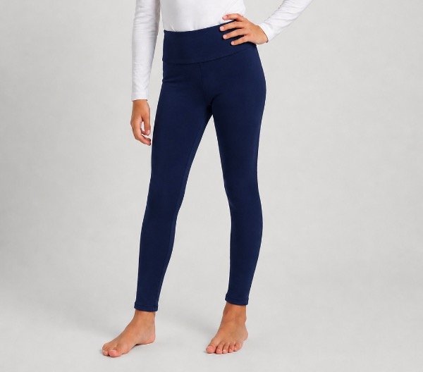 Producto - CALZAS LYCRA FRIZADAS LISAS NIÑA CON CINTURA - 2