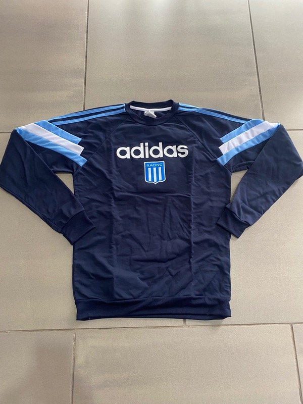 Producto - Buzo racing retro azul oscuro