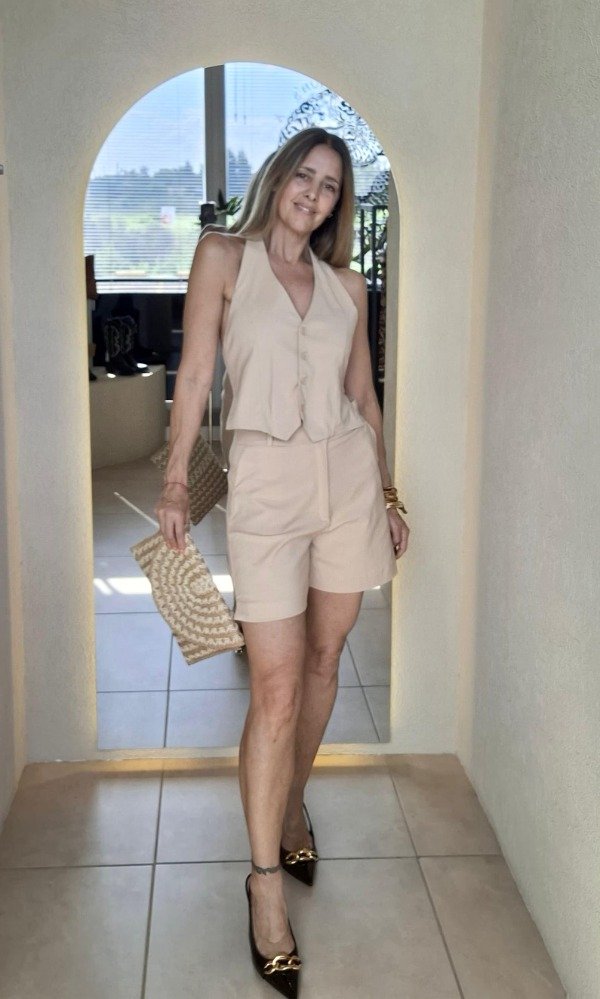 Producto - Set Sastre Britney beige/blanco