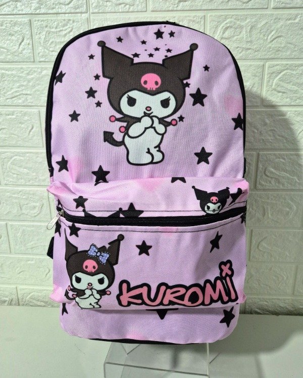 Producto - Mochila Kuromi rosa 40 x 30 x 13 cm ESCOLAR