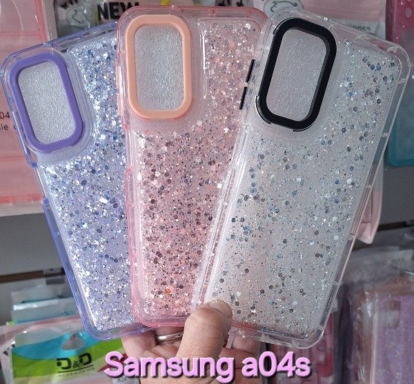 Producto - Fundas brillo reforzadas. Samsung a04s