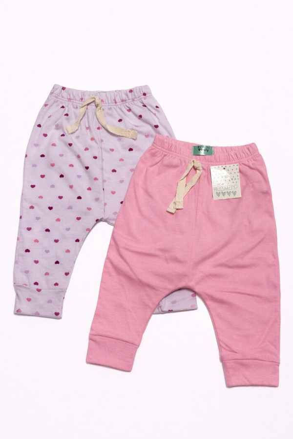 Producto - Dúo babuchas jersey lila corazones y rosa