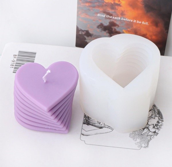 Producto - MOLDE SILICONA CORAZON ESPIRAL