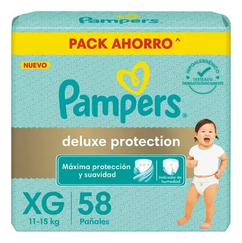 Producto - Pampers Deluxe Protection xg 58