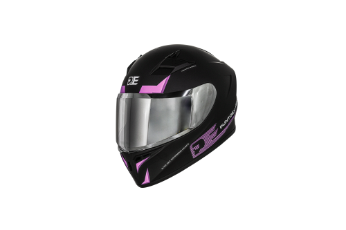 Producto - Casco Punto Extremo Loki Negro con Rosa - 1