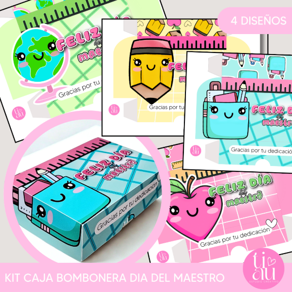 Producto - CAJA BOMBONERA DIA DEL MAESTRO