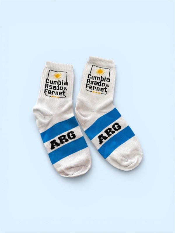 Producto - Medias Argentina "cumbia, asado y fernet"