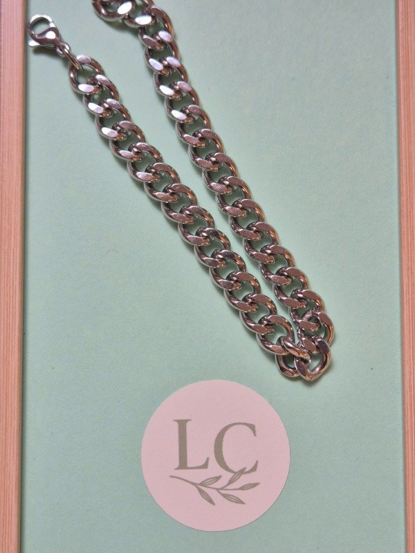 Producto - Pulsera cadena acero quirurgico 20cm