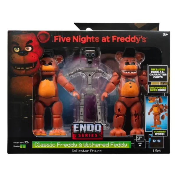Producto - Five Nights At Freddys Endo-1 Set Freddy And Withered Freddy Jazwares