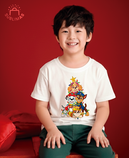 Producto - Remera Paw patrol navidad