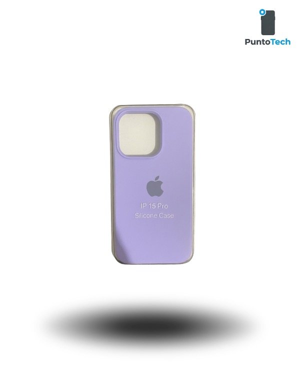 Producto - Silicon case iPhone 15 pro pastel