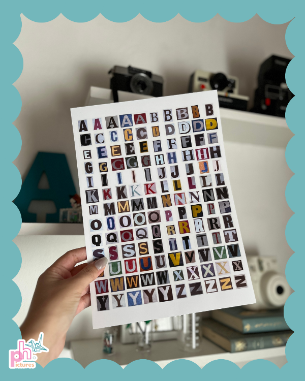 Producto - plancha de stickers para cartas o cajas de cumpleaños/aniversarios - 4