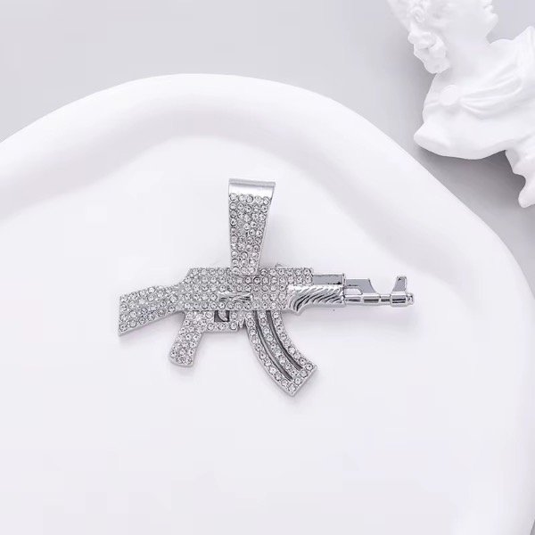 Producto - DIJE AK-47 PLATA