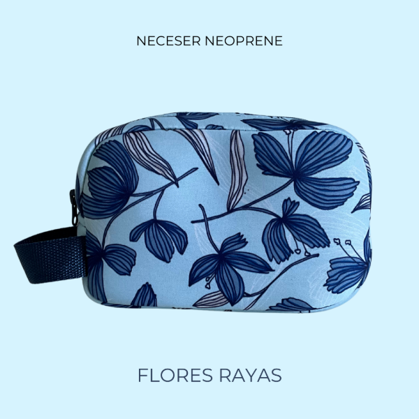 Producto - Neceser Flores Rayas