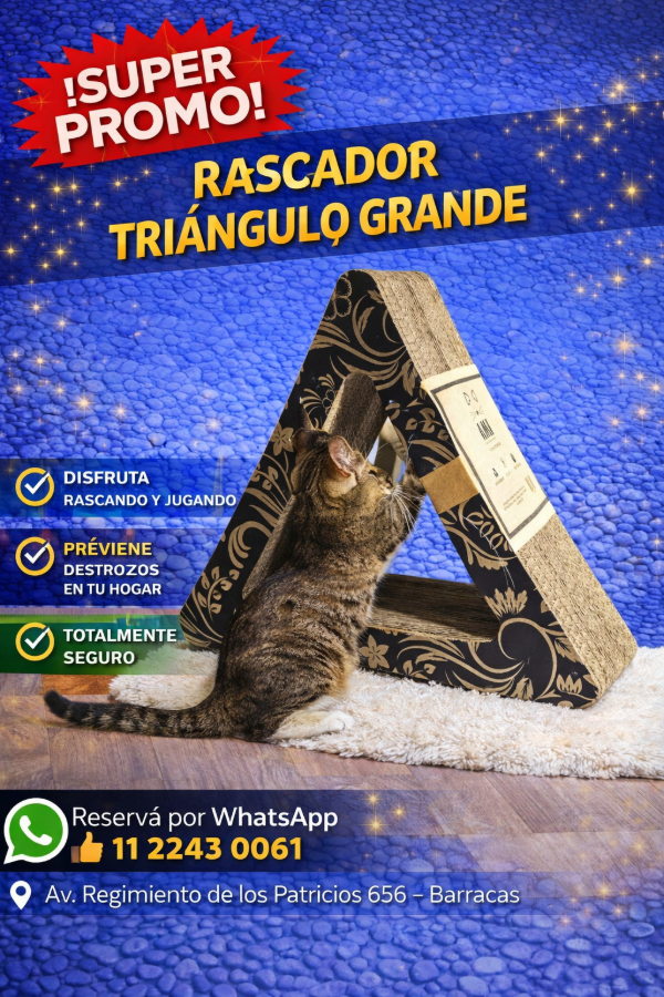 Producto - Rascador Triangular Para Gato
