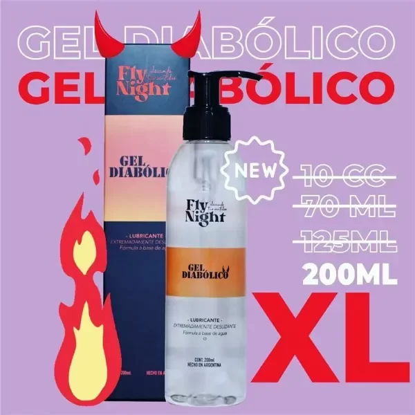 Producto - FLY NIGHT GEL DIABOLICO FISTING ANAL O VAGINAL 200 ML FN-C3071 - 2