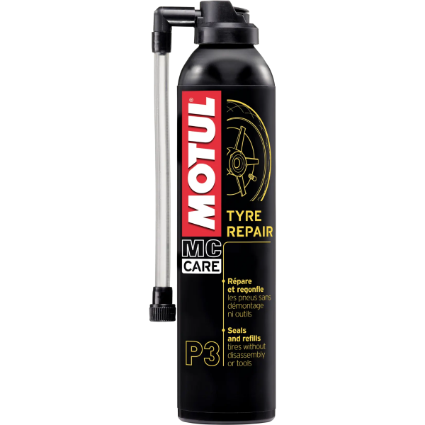 Producto - MOTUL MC CARE P3 TYRE REPAIR 300ML - INFLA Y REPARA