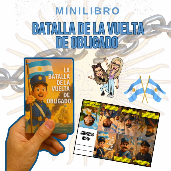 Producto - MINILIBRO. DÍA DE LA SOBERANÍA NACIONAL. BATALLA DE LA VUELTA DE OBLIGADO