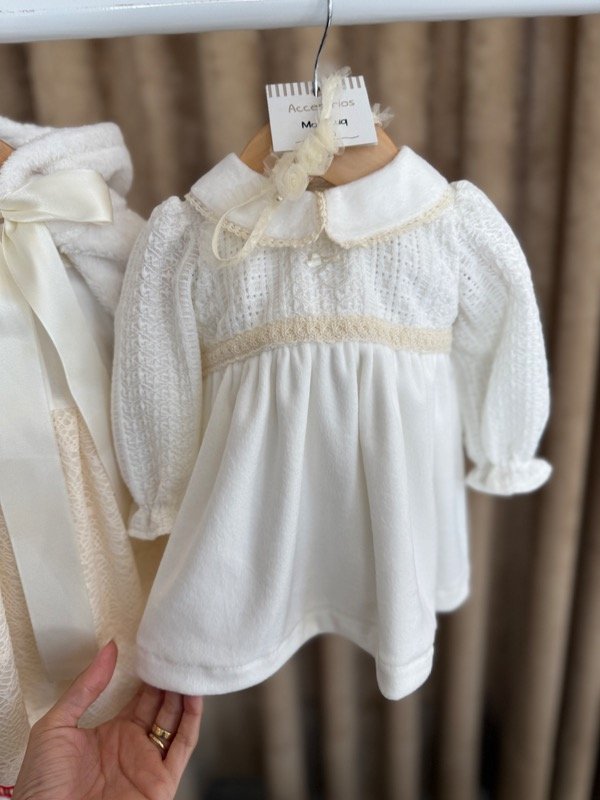 Producto - Vestido Plush Doble con Encaje