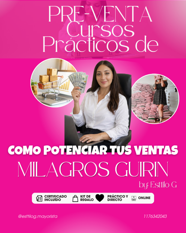 Producto - PREVENTA CURSO (COMO AUMENTAR TUS VENTAS) - ONLINE