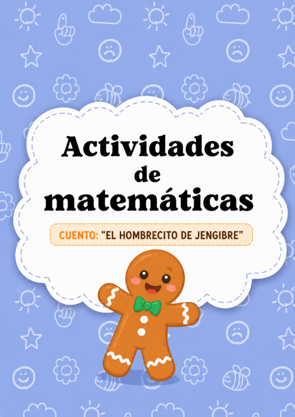 Producto - SECUENCIA DE MATEMÁTICA EL HOMBRECITO DE JENGIBRE 1ER GRADO