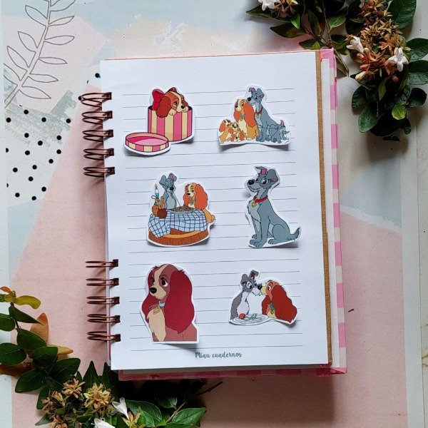Producto - Stickers la dama y el vagabundo