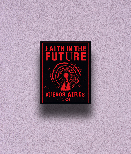 Producto - STICKER LOUIS TOMLINSON -Faith in the future (rectangular)  -BSAS