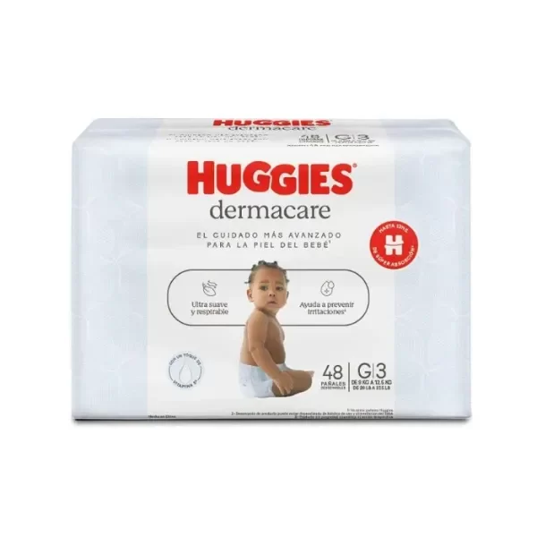 Producto - PAÑALES HUGGIES DERMACARE G X48