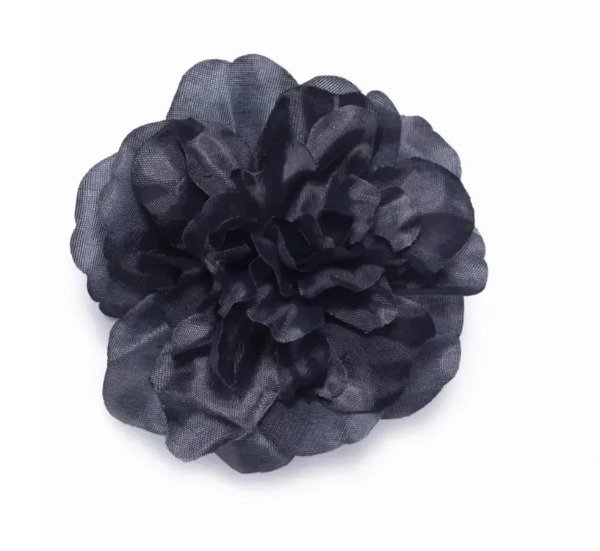 Producto - Flor Negra 10 cm con pinza