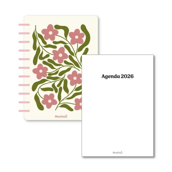 Producto - Agenda 2026 - Flores Rosas