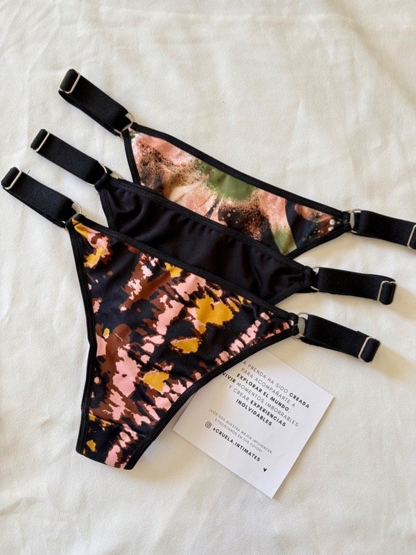 Producto - Pack x3 elástico ancho batik