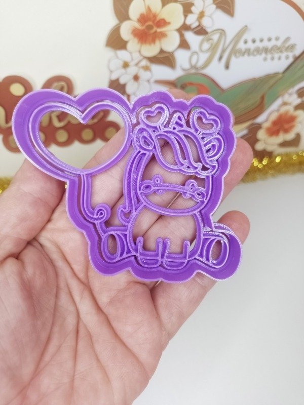 Producto - Cortante Unicornio globo corazón