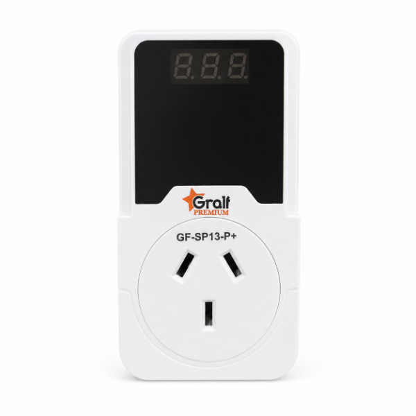 Producto - Protector de tensión enchufable Gralf GF-SP13-P+ con voltímetro