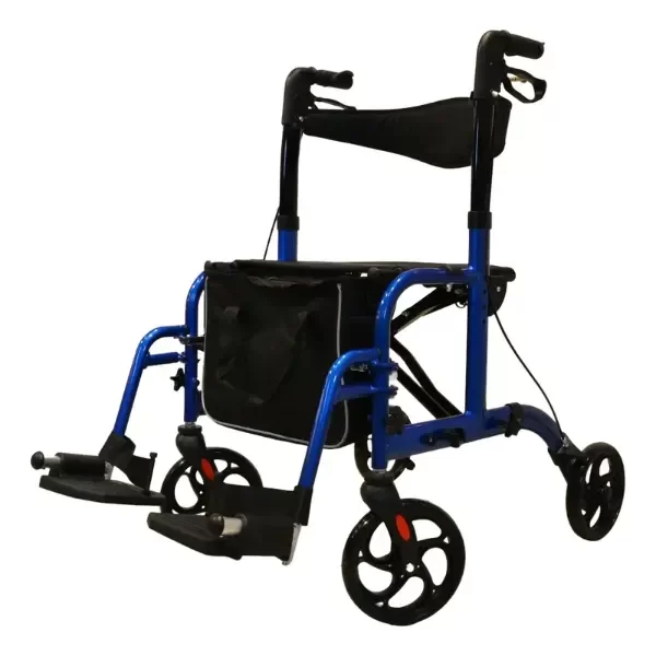 Producto - Andador Silla De Ruedas Convertible Plegable Bolso Asiento - 0