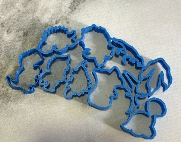 Producto - CORTANTE PLASTICO 3D SET DINOSAURIOS X10