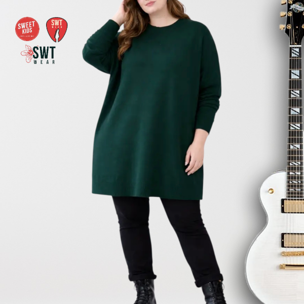 Producto - MaxiSweater Nara Bremer Cuello Cuello Redondo